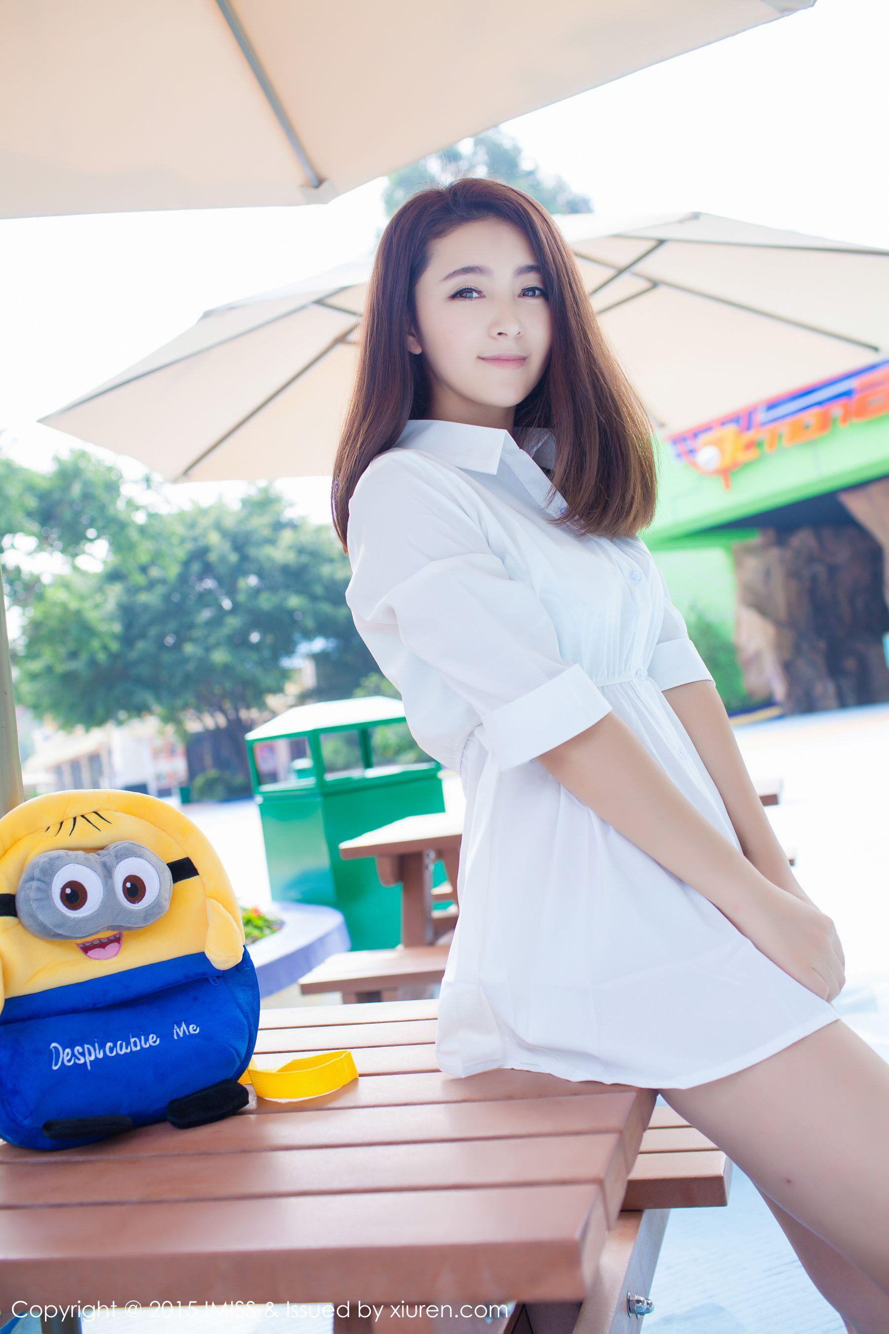 夏茉GIGI《小清新街拍》 [爱蜜社IMiss] Vol.053