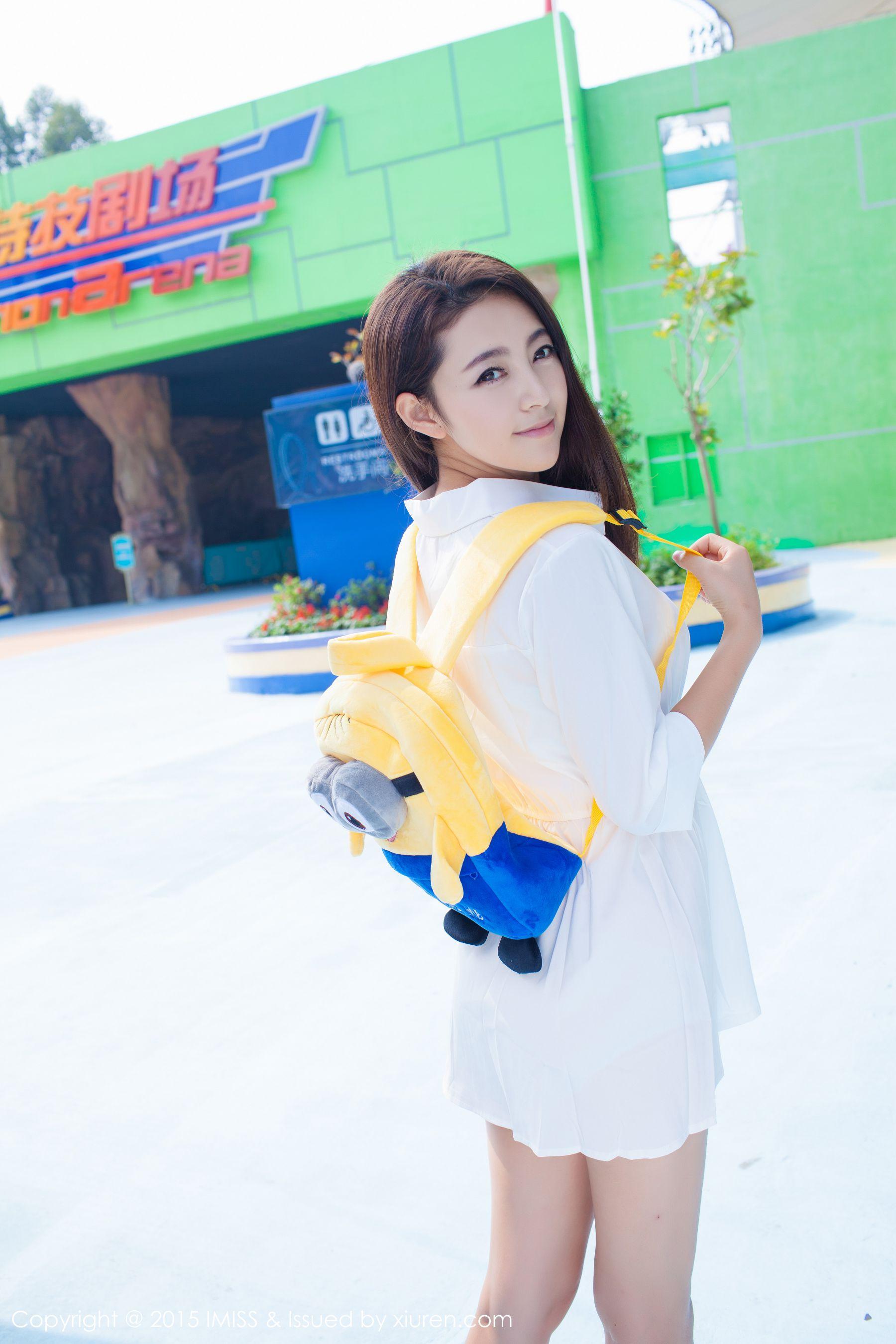 夏茉GIGI《小清新街拍》 [爱蜜社IMiss] Vol.053