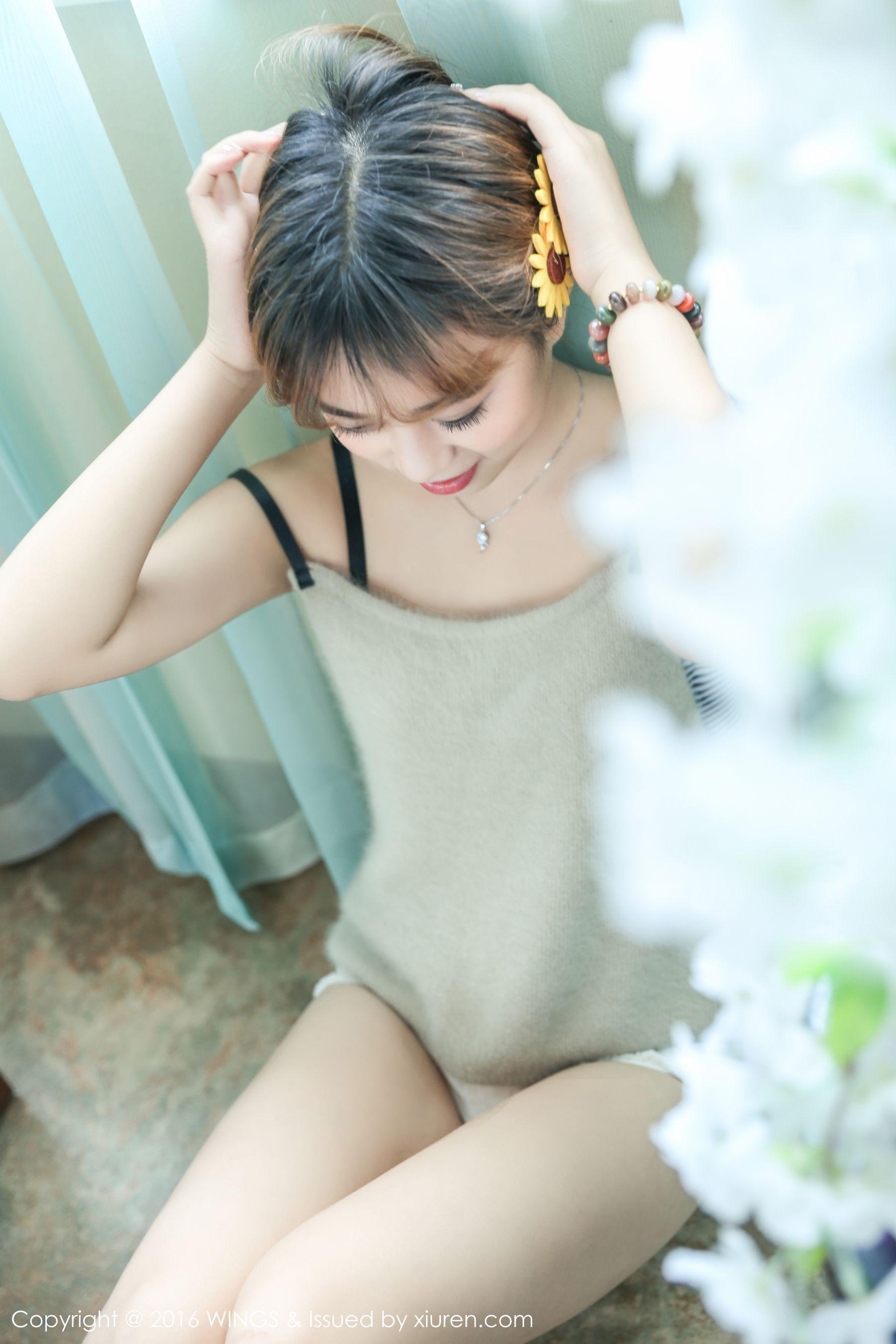 柠檬vivi &#8211; 极品短发帅气模特[WingS影私荟] Vol.019