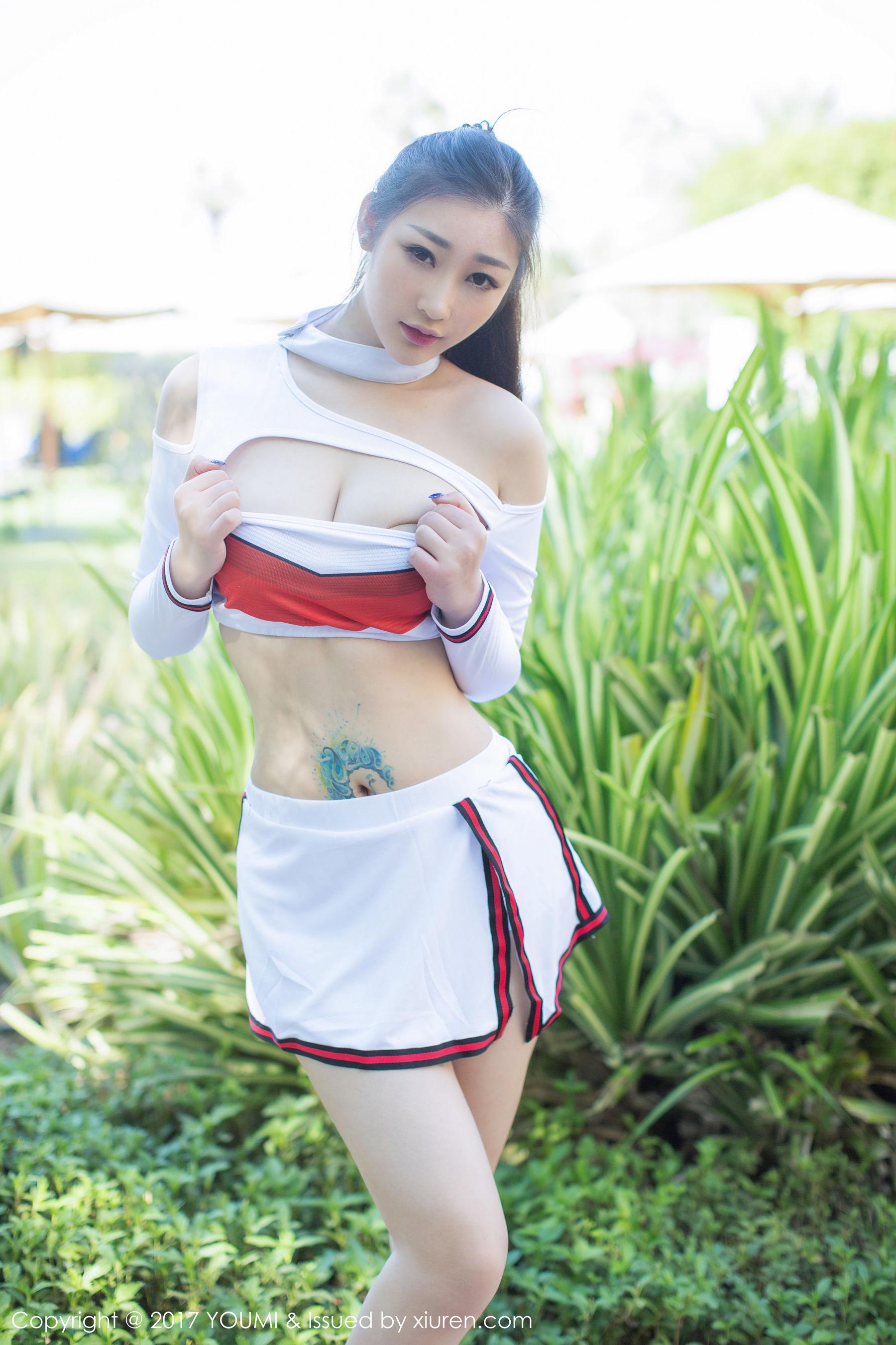 妲己_Toxic《制服+真空金属链》 [尤蜜荟YOUMI] VOL.090