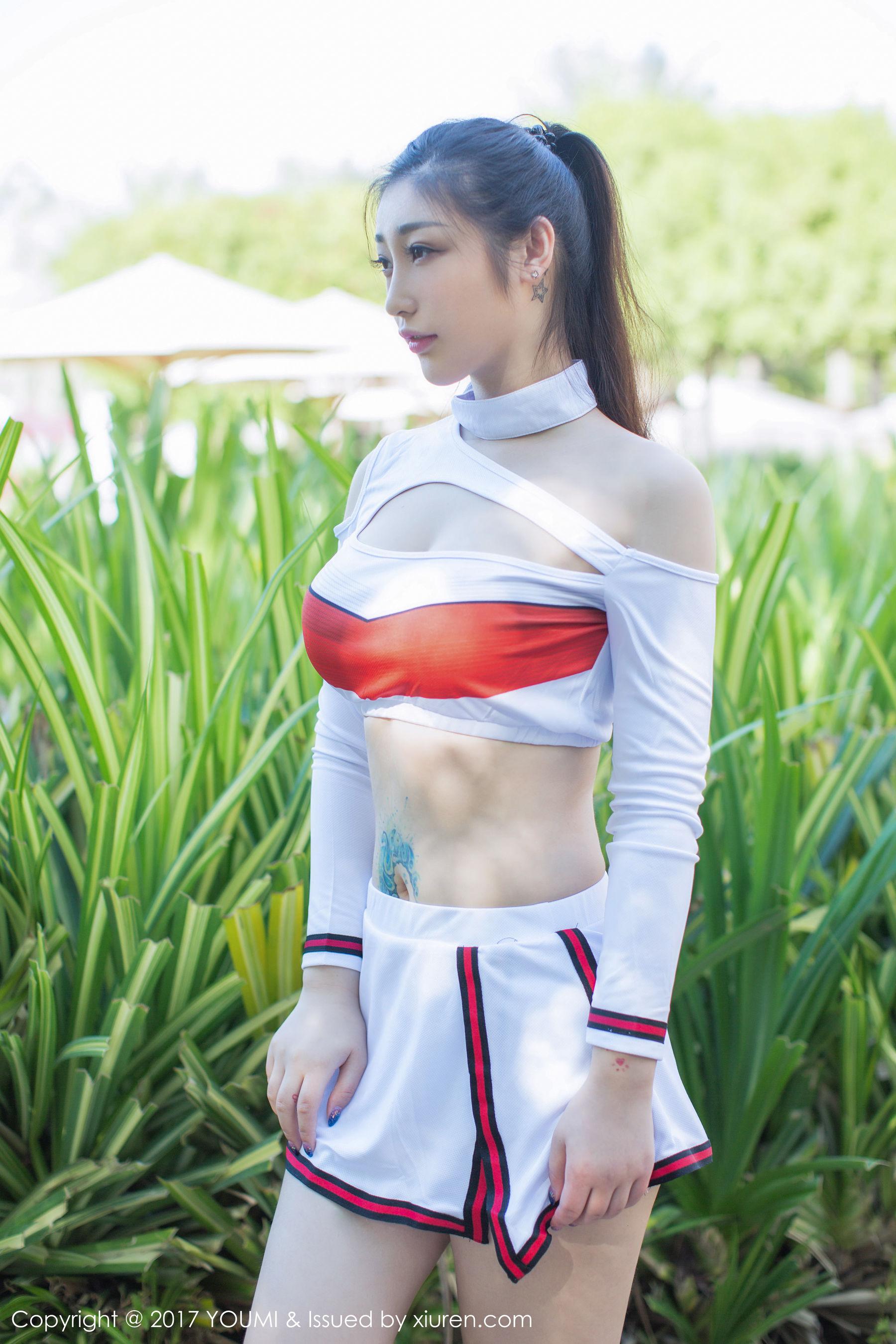 妲己_Toxic《制服+真空金属链》 [尤蜜荟YOUMI] VOL.090