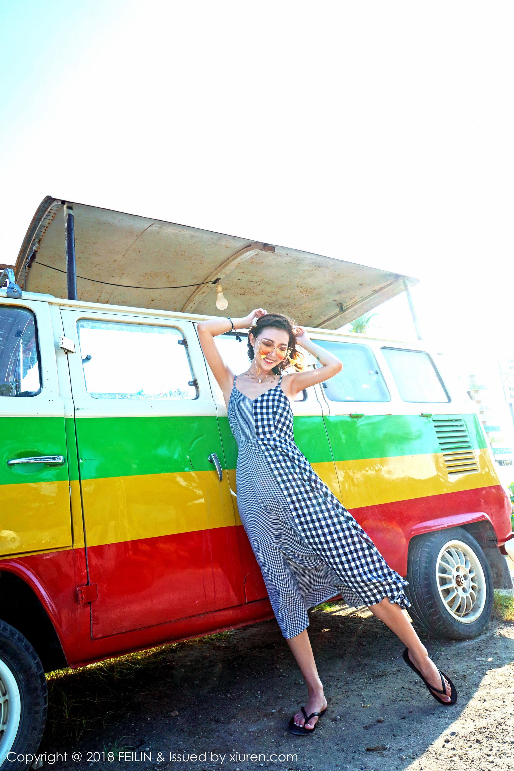 冯木木LRIS《海边清新系列》 [嗲囡囡FEILIN] VOL.142