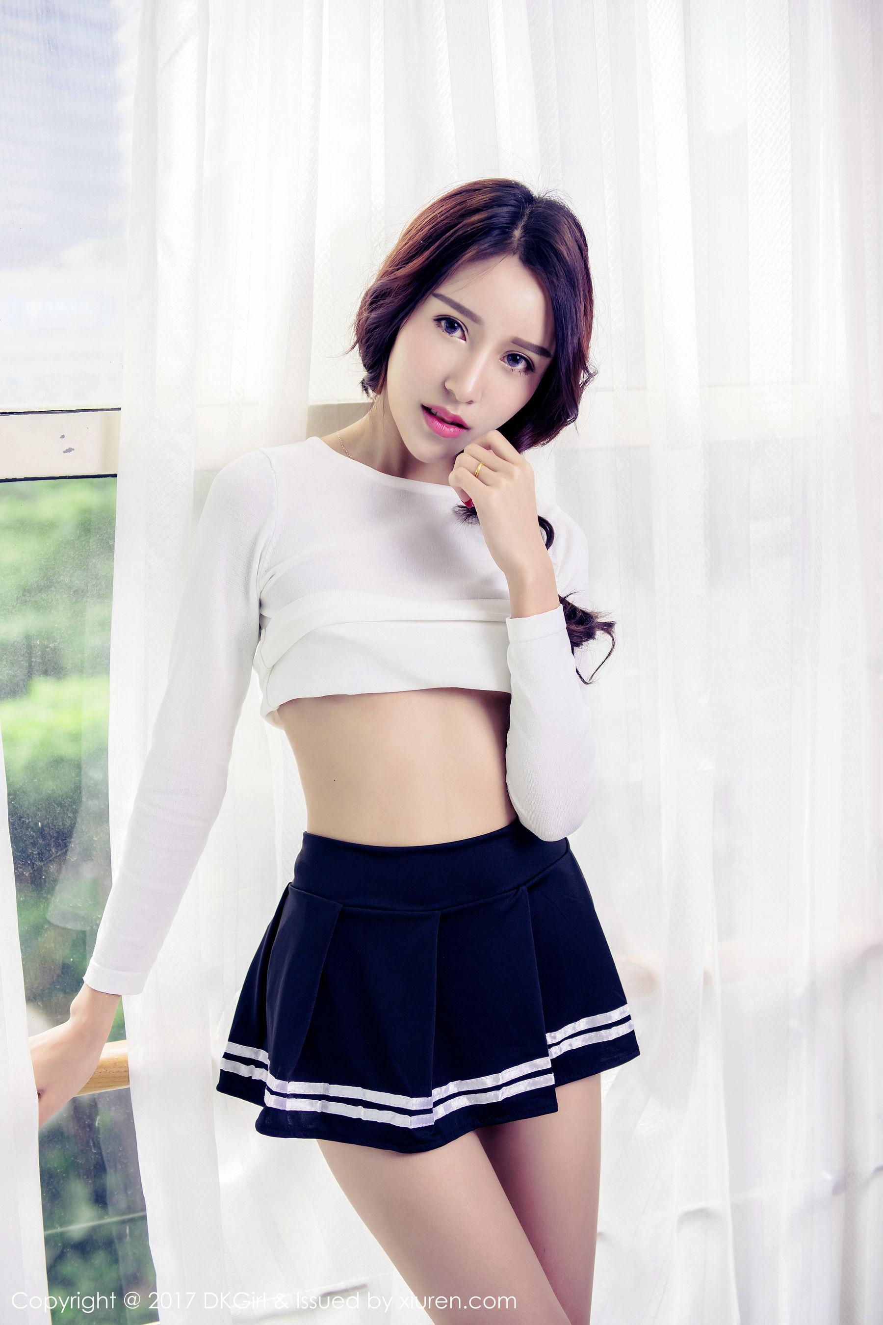 欧尼anne《清新秀丽，无敌美腿女神》 [御女郎DKGirl] VOL.006