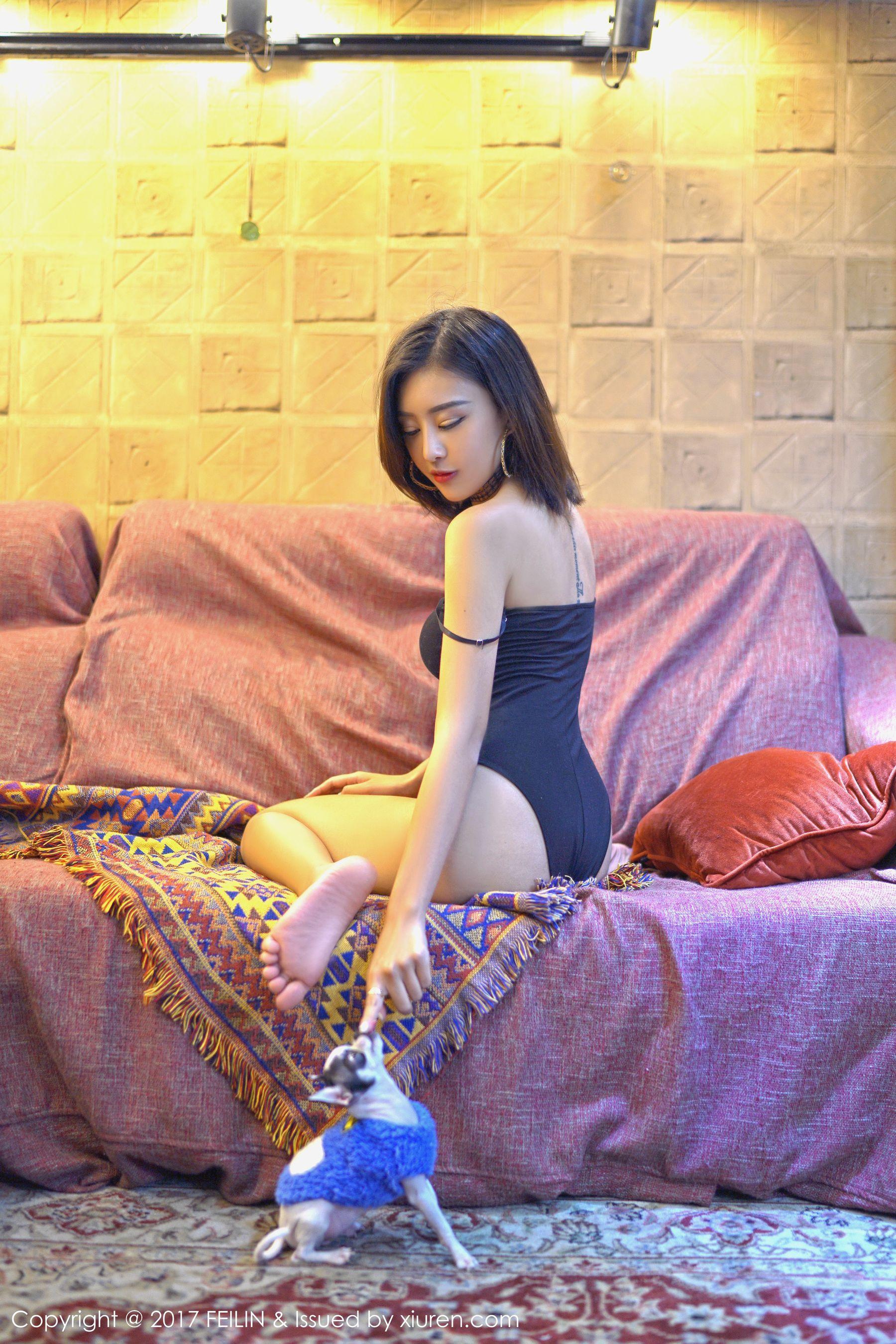 赵艺璇《精致五官+出色的马甲线》 [嗲囡囡FEILIN] VOL.087