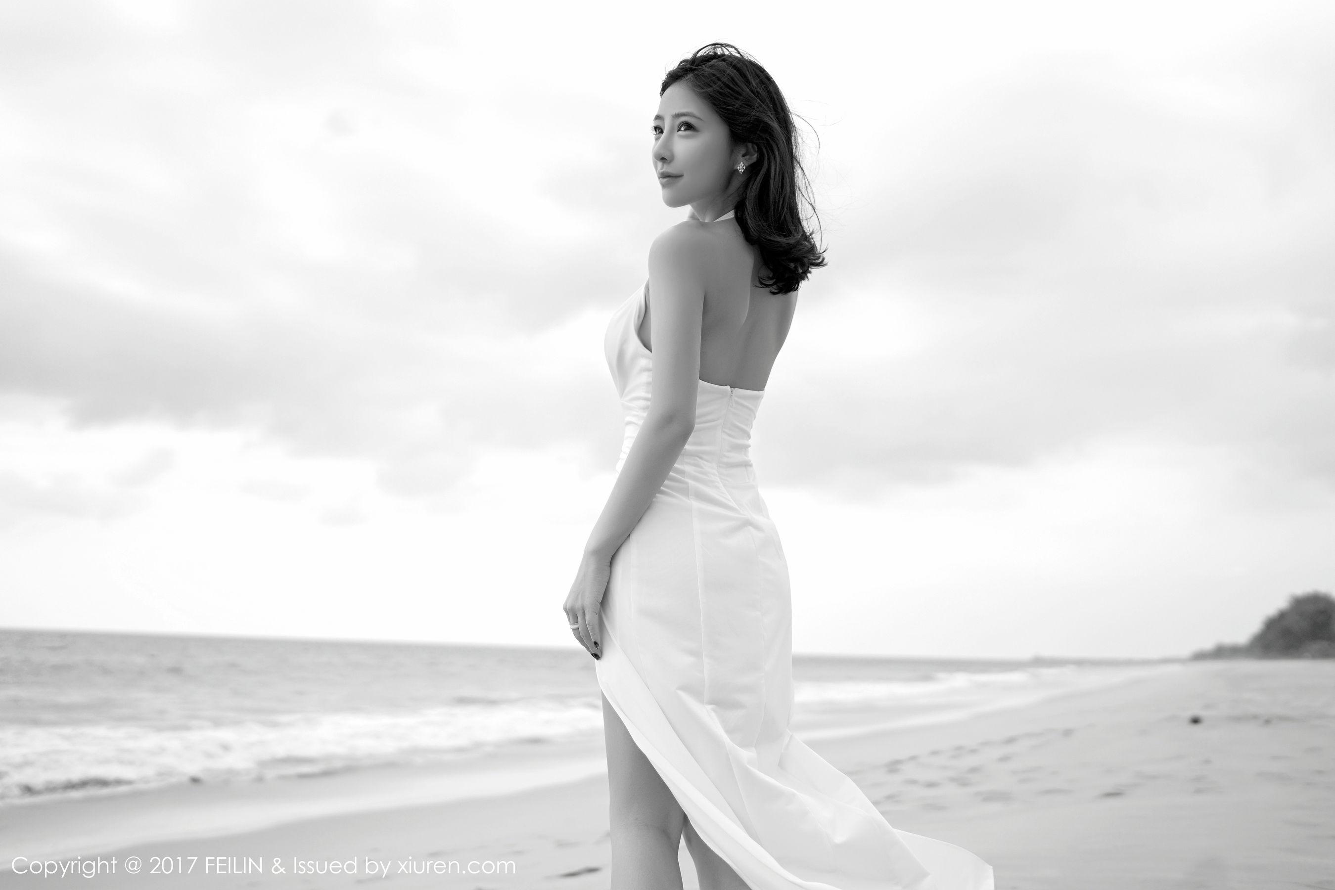 施忆佳KITTY《2套比基尼+长裙》 [嗲囡囡FEILIN] VOL.092