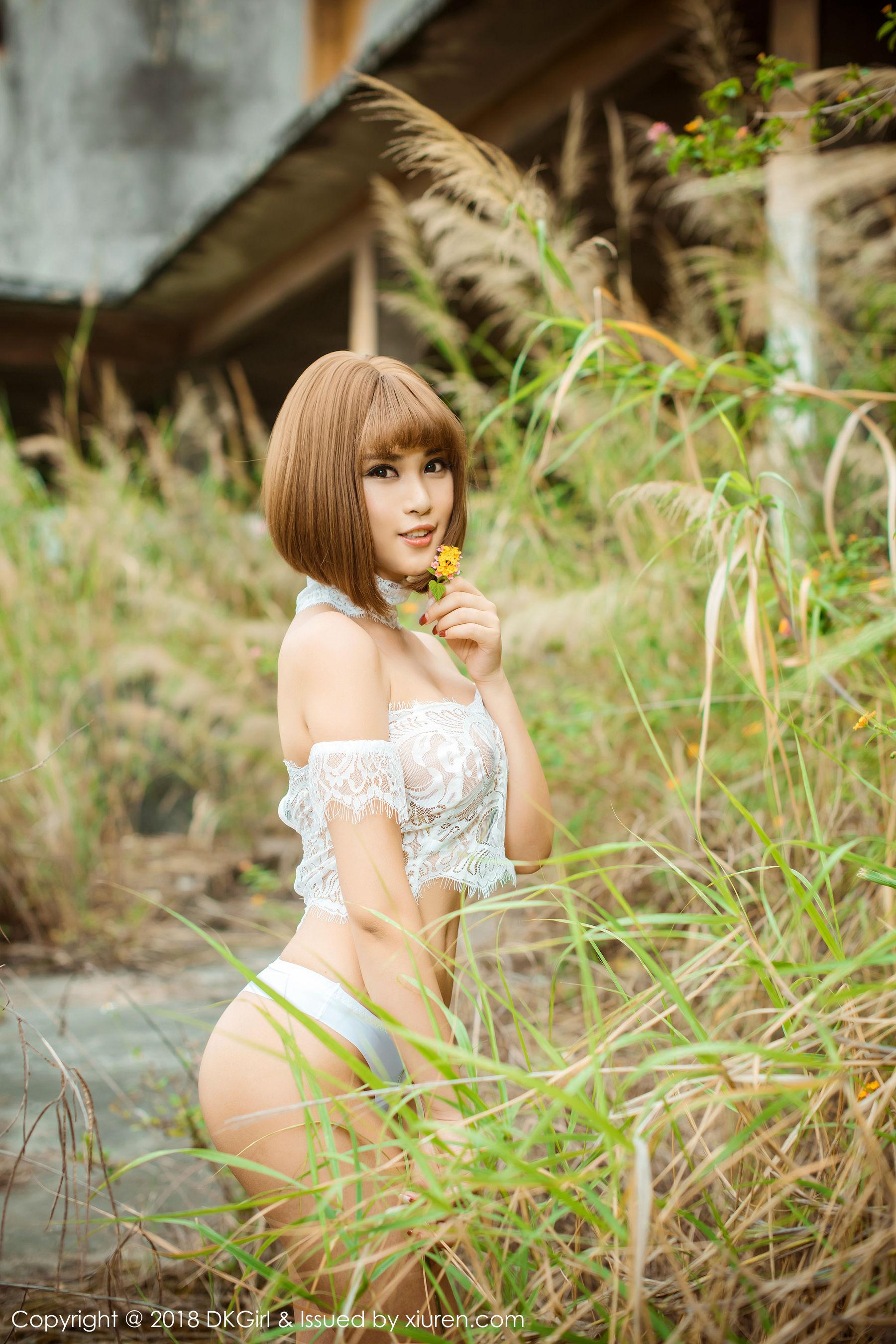 萌宝儿BoA《青春纯美与荒野海边户外露出》 [御女郎DKGirl] Vol.074