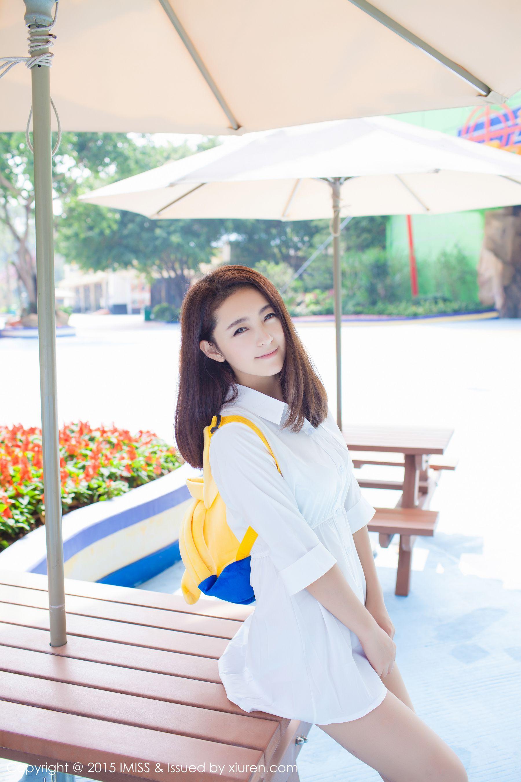 夏茉GIGI《小清新街拍》 [爱蜜社IMiss] Vol.053
