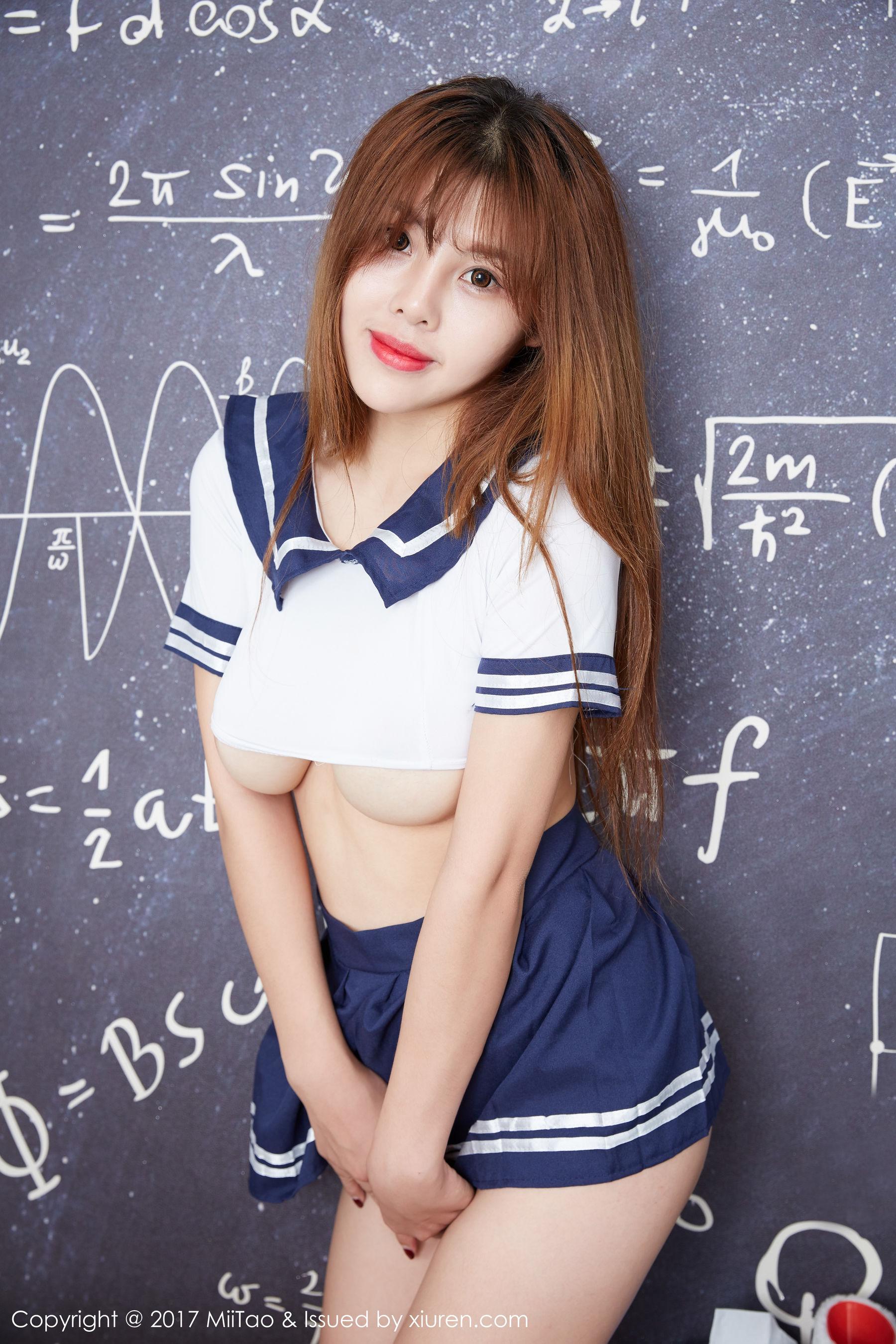 洋子marry《学生装，内衣，死库水湿身》 [蜜桃社MiiTao] VOL.072