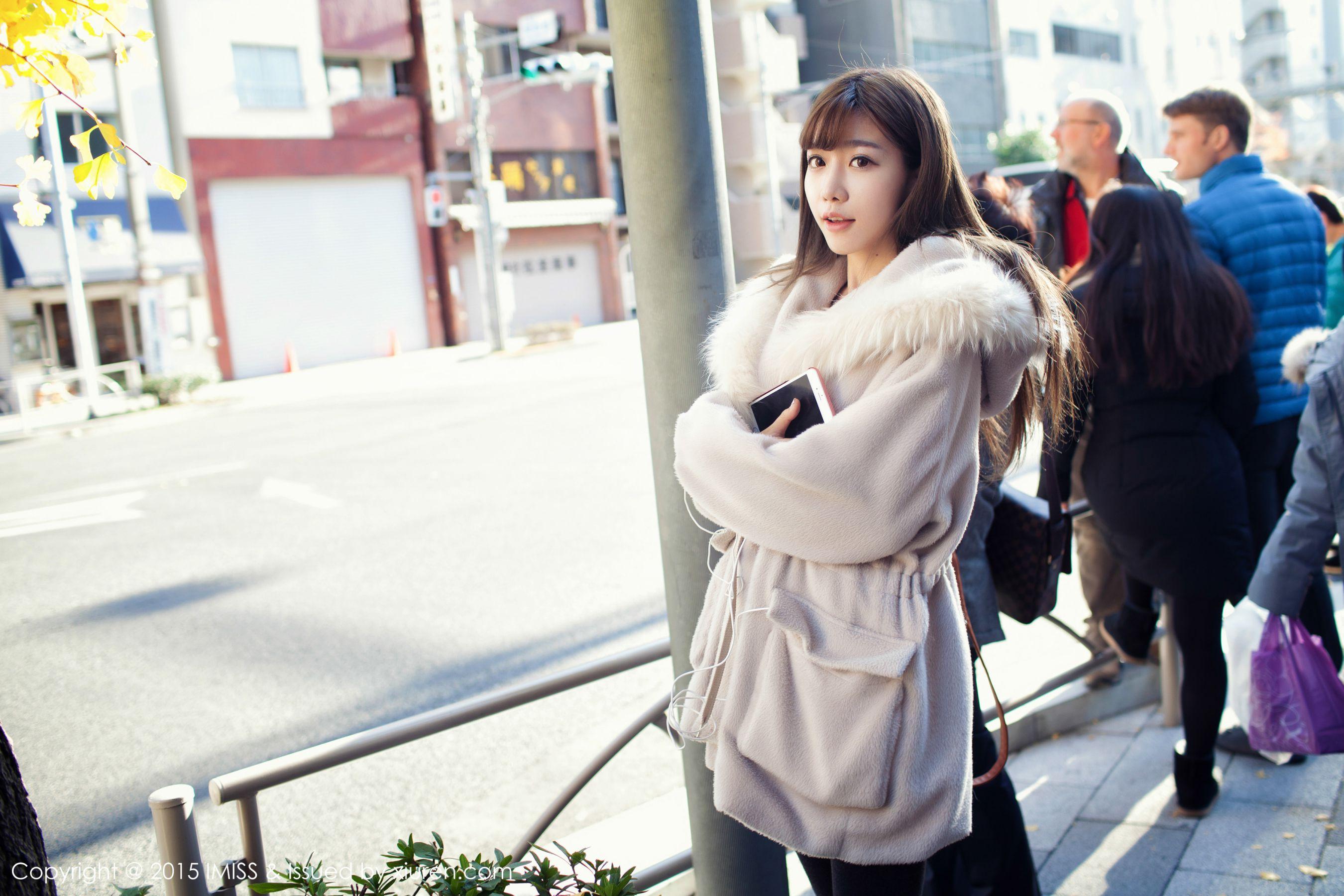 网红陈潇《日本之旅街拍》 [爱蜜社IMiss] Vol.010