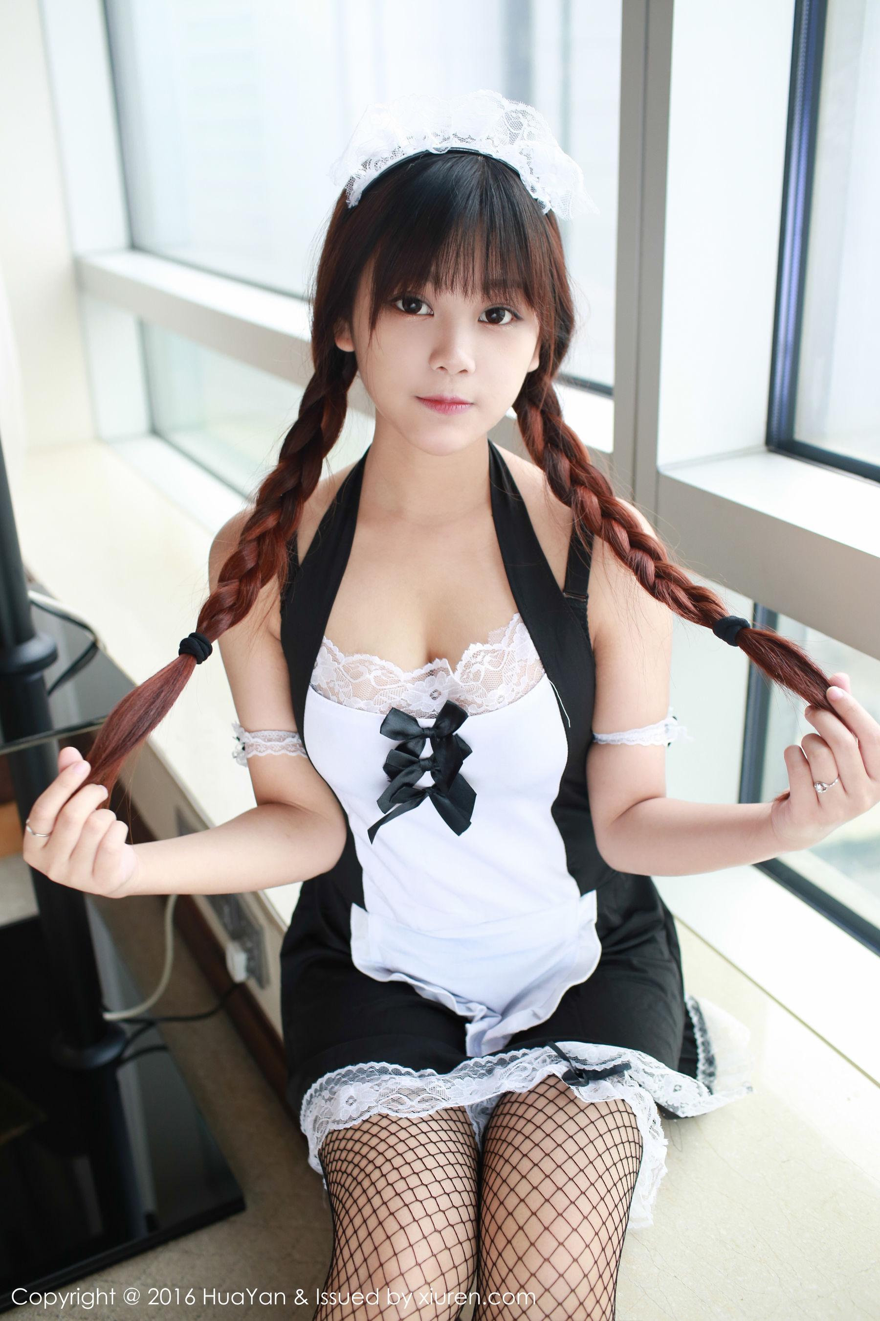 模特小月儿《青涩的小女生，小清新系列》 [花の颜HuaYan] VOL.016