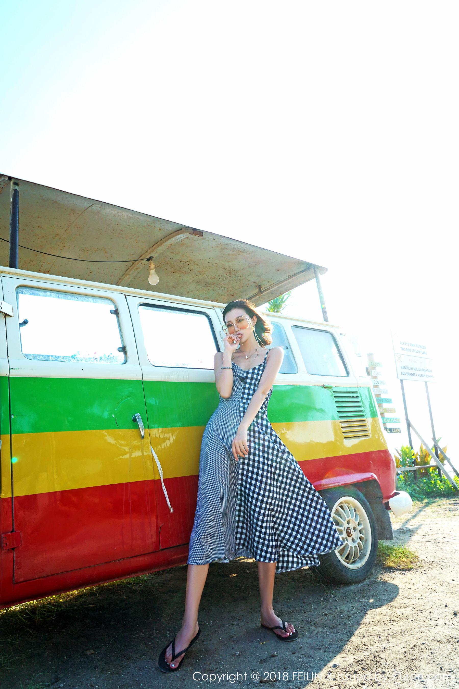 冯木木LRIS《海边清新系列》 [嗲囡囡FEILIN] VOL.142