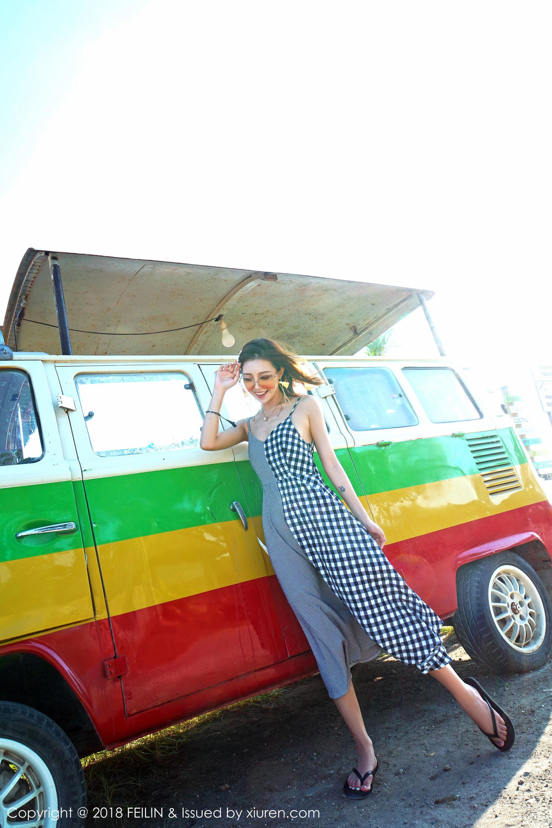 冯木木LRIS《海边清新系列》 [嗲囡囡FEILIN] VOL.142