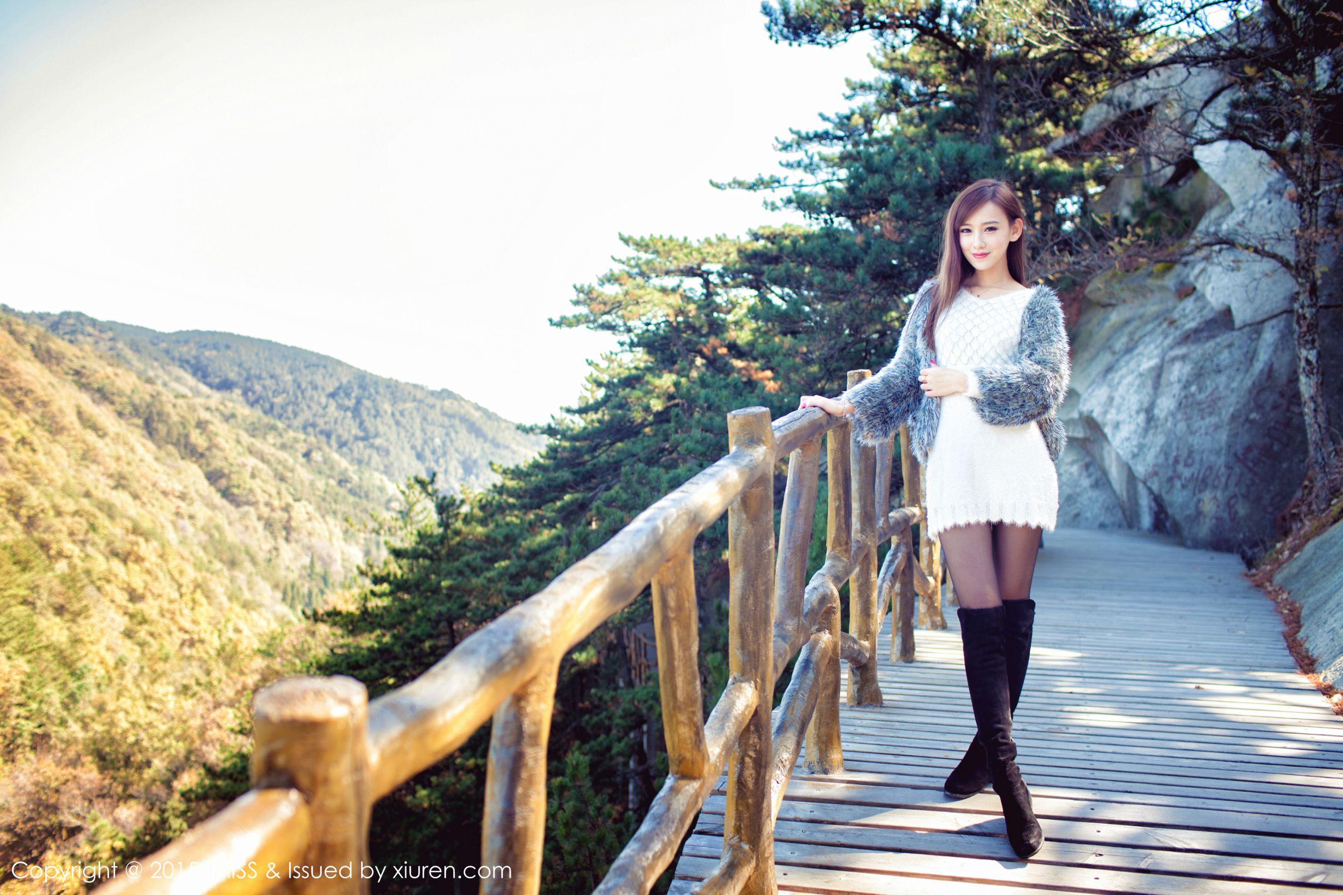 李玉洁Daisy《武汉大别山薄刀峰旅拍》 [爱蜜社IMiss] Vol.040