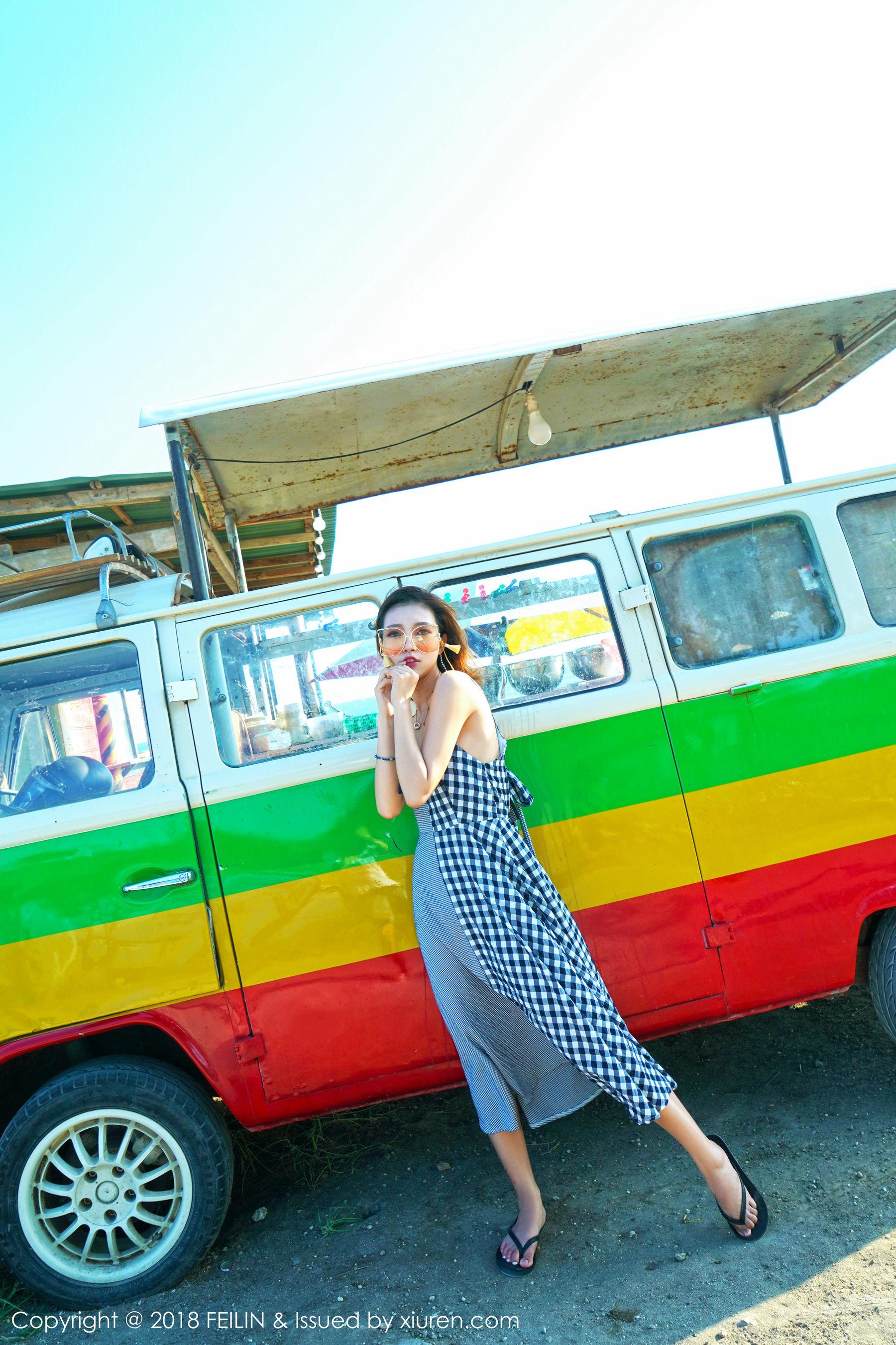 冯木木LRIS《海边清新系列》 [嗲囡囡FEILIN] VOL.142