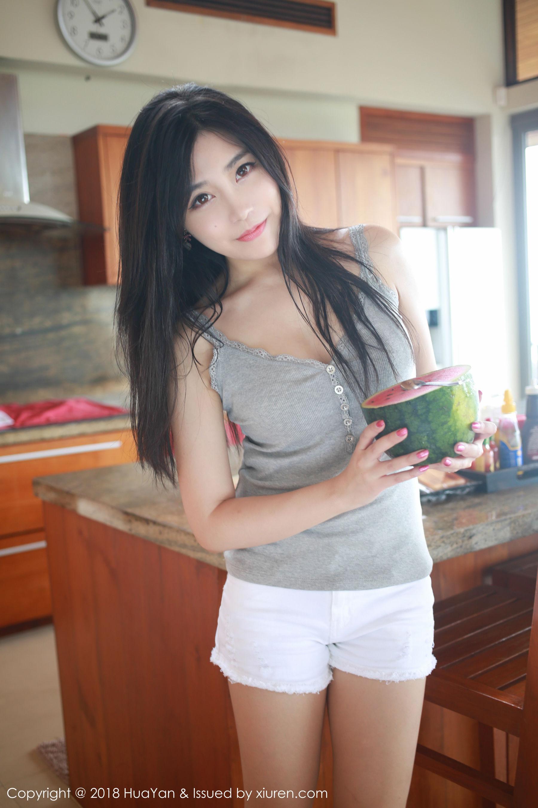 许诺Sabrina《苏梅岛旅拍~小清新系列》 [花の颜HuaYan] Vol.054